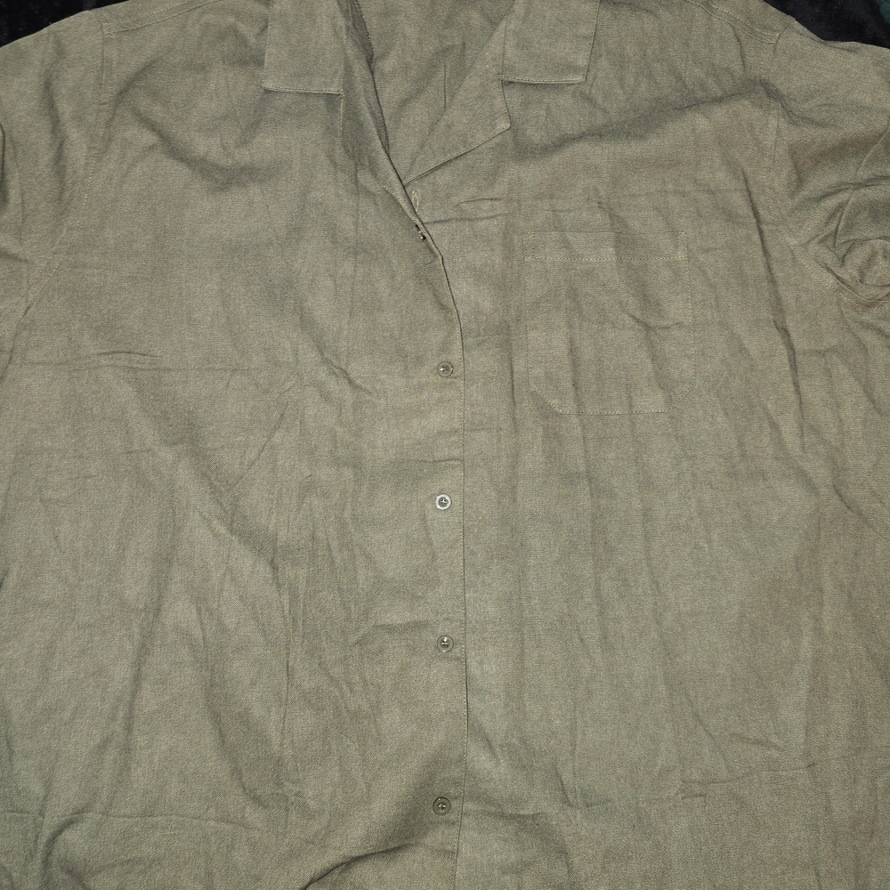 Men's Olive Dress Shirt